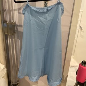 Blue baby doll dress